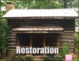 Historic Log Cabin Restoration  Lake Toxaway, North Carolina